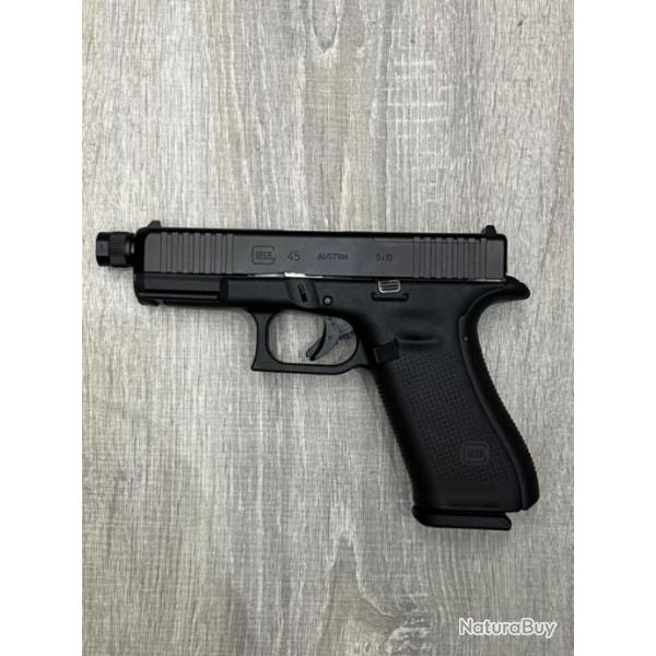 Glock 45 gen 5 mos fs filet cal 9x19 . Cal 9x19 trs belle occasion