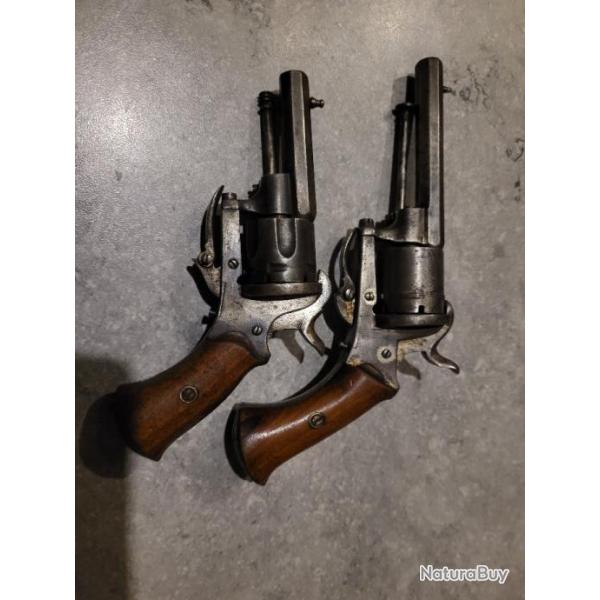 lot de 2 revolvers a broches