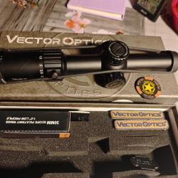 RechercherFiltrerVendreVector optics TAURUS 1-6X24 FFP LPVO reticule lumineux mrad