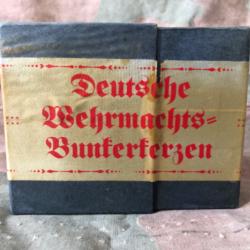 Bougies de bunker originales de la Wehrmacht.