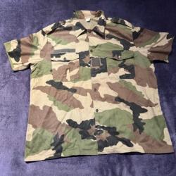 chemisette chemise bariolée noraude 1996 armee militaire Taille 45 / 46