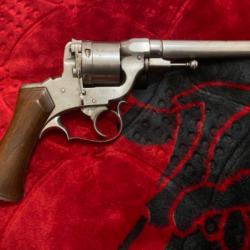 Rare Revolver  PERRIN de collection modèle 1859 à cadre ouvert 1er type