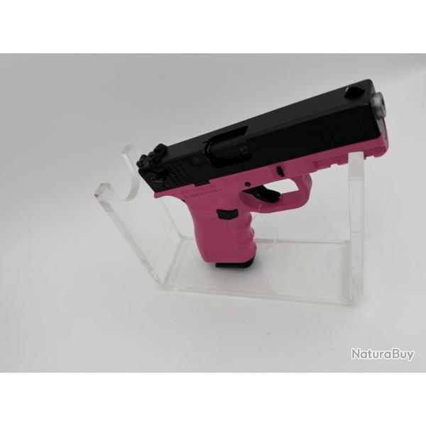 DESTOCKAGE - OCCASION - ISSC - PISTOLET - CAT B - M22 - PINK / BLACK - ROSE / NOIR - 22LR - 111005