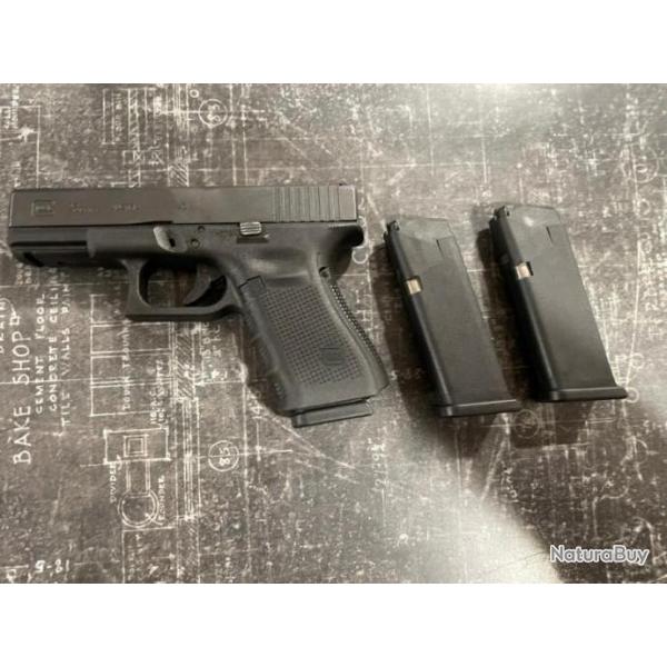 glock 23 gen 4 avec 3 chargeurs