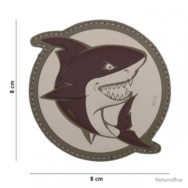 Patch 3D PVC Attacking Shark #1