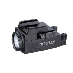 Trustfire GM23 Flashlight USB Rechargeable 800 Lumens Étanche 90 m Compacte Compatible Glock Rail