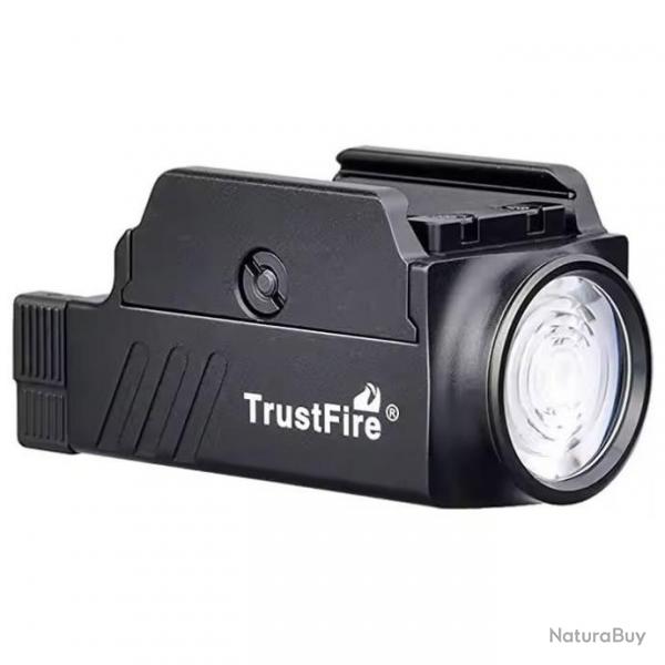 Lampe Tactique Trustfire GM23 Rechargeable USB 800 Lumens tanche Compacte pour Pistolet