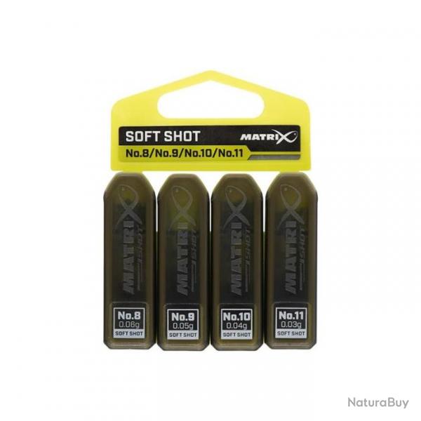 PACK 4 BOITES PLOMBS SOFT SHOT MATRIX