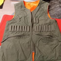 Gilet de chasse réversible