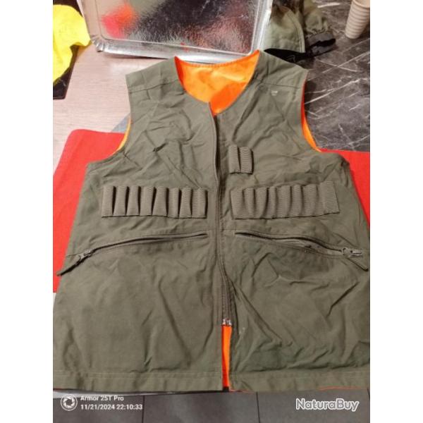 Gilet de chasse rversible