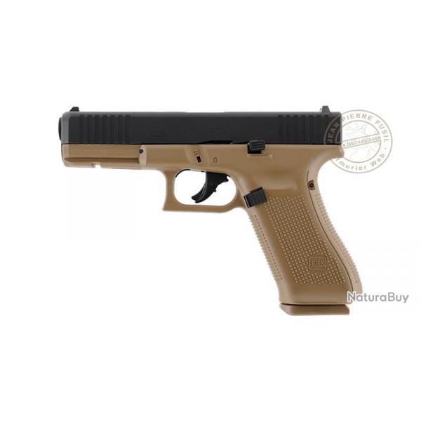 Pistolet CO2  balles de caoutchouc GLOCK 17 Gen 5 - Cal.43 Coyote