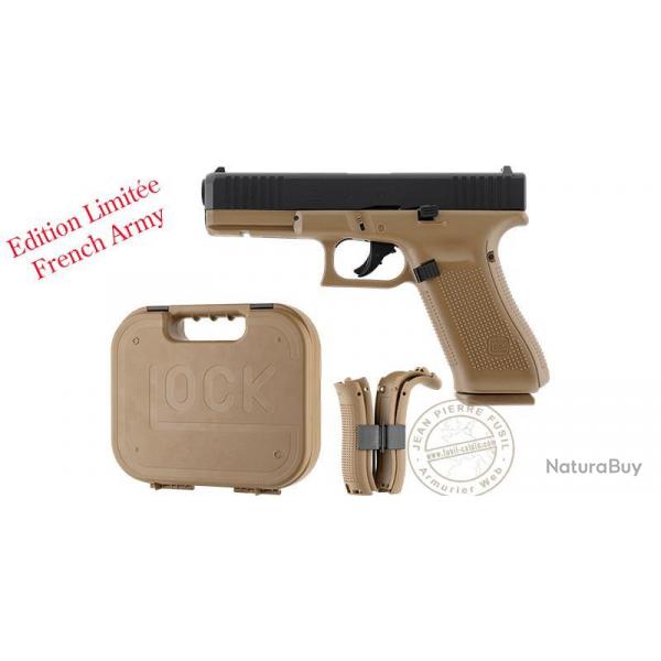 Pistolet CO2  balles de caoutchouc GLOCK 17 Gen 5 - Edition limite French Army - Cal.43