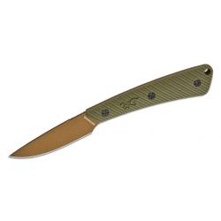 Couteau de Chasse Browning Back Country Micro OD Green Manche G10 Lame Acier D2 Etui Kydex BR0538B