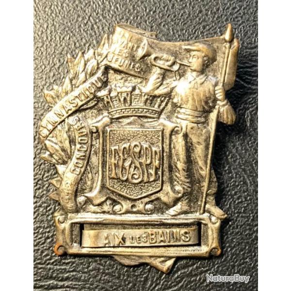 Insigne - F.G.S.P.F - Fdration Gymnastique et Sportive des Patronages de France - 1912 - Concours