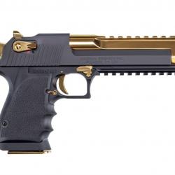 DESERT EAGLE - PISTOLET  ALU BLACK&GOLD CAL.44 MAG 6"