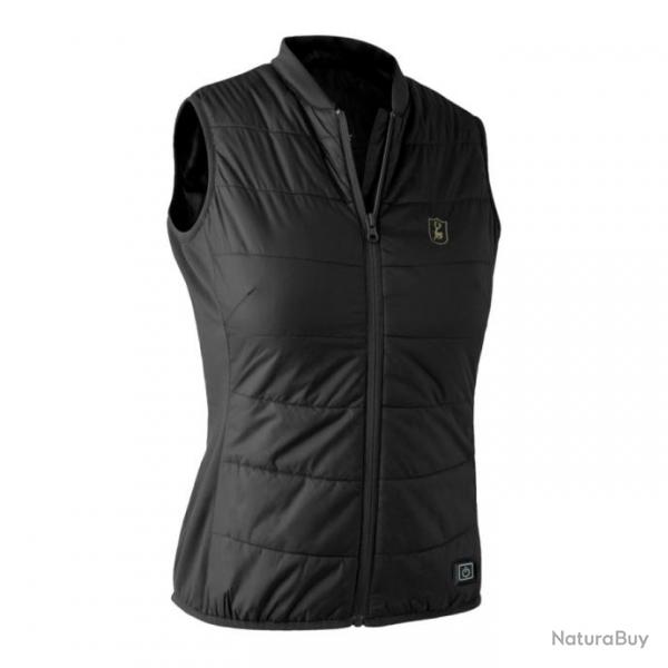 Gilet chauffant DEERHUNTER lady heat noir