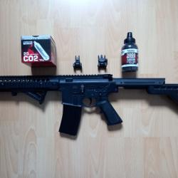 Crosman DPMS SRB + 25 capsules CO2 + 3000 billes 4,5 mm