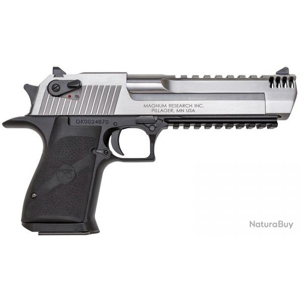 DESERT EAGLE- PISTOLET  BI COLOR CAL.50AE 6"