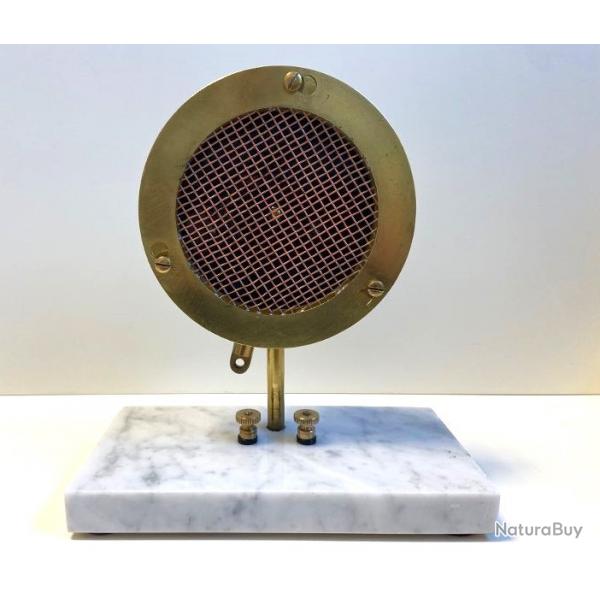 Rare & Ancien Microphone de la Tlgraphie Militaire F. DUCRETET & E. ROGER TSF