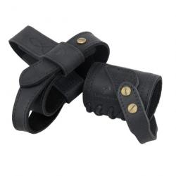 WAYNE'S DOG-Ceinture de cerclage en cuir avec boucle de montage NOIR LIVRAISON GRATUITE !!