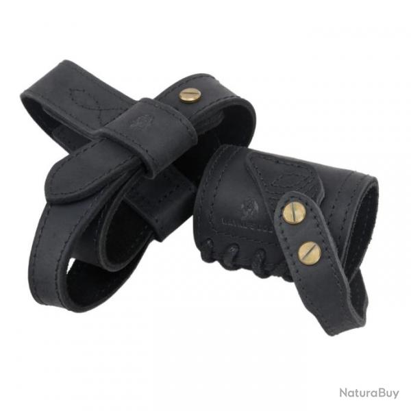 WAYNE'S DOG-Ceinture de cerclage en cuir avec boucle de montage NOIR LIVRAISON GRATUITE !!