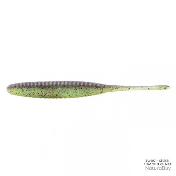 Leurre Souple OSP Dolive Stick 11,5cm 107 - Green Pumpkin Chart