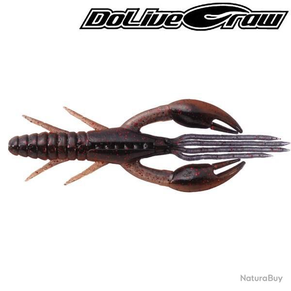 Leurre Souple OSP Dolive Craw 10cm 146 - Ebimiso Black