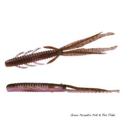 Leurre Souple OSP Dolive Shrimp 10cm 155 - Green Pumpkin Pink & Red Flake