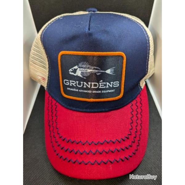 Casquette pche brod GRUNDENS