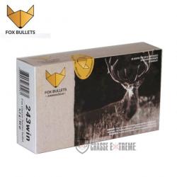 20 Cartouches FOX BULLETS Cal 243 Win 80Gr Fox Classic Hunter