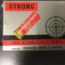 10 munition Strong poudre T cal 16 pb 6