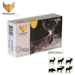 20 Cartouches FOX BULLETS Cal 6,5X55 SE 123Gr Fox Classic Hunter