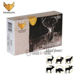 20 Cartouches FOX BULLETS Cal 7X57 130Gr Fox Classic Hunter