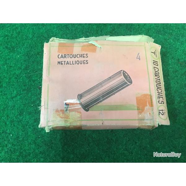 1 Cartouche metallique  ATE Calibre 12 poudre T ref 2