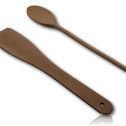 Spatule et cuillère en bois à personnaliser