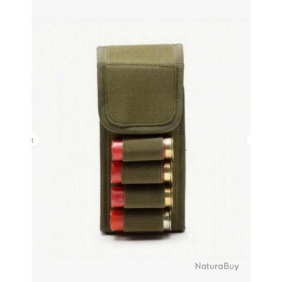 Support de coque pour 5 pièces munitions de calibre 12 KAKI - Holsters