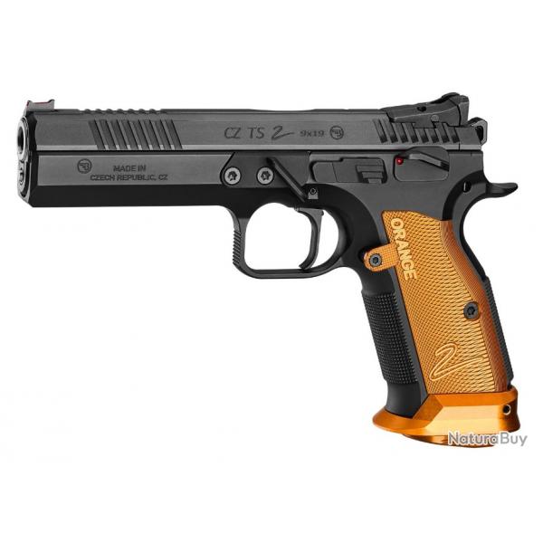 BF24 ! Pistolet CZ Tactical Sport 2 Orange Calibre 9x19