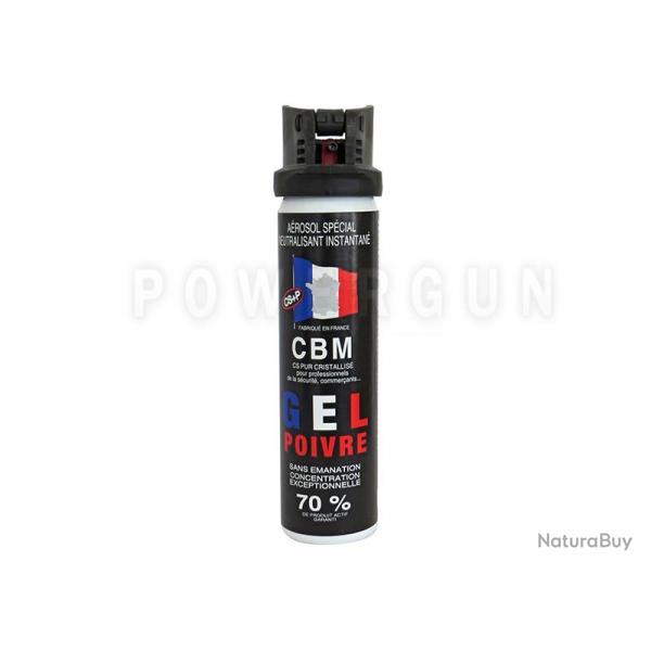 Bombe Gel Poivre 75Ml Avec Capot Clapet