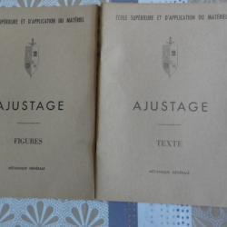 2 livres d'armurier militaire "ajustage"