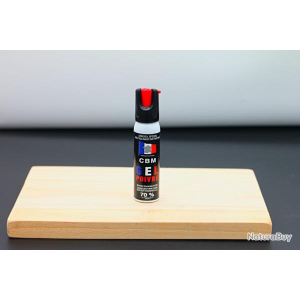 Bombe Lacrymogne - Spray de dfense - GEL OC RED PEPPER 25ml - CBM