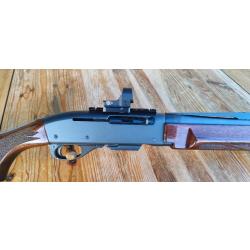 Carabine semi-automatique Remington 7400 calibre 280 REM + point rouge 1 SANS PRIX DE RÉSERVE