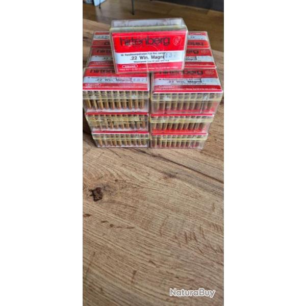 Munitions 22 mag 40gr cuivr