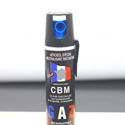 Bombe Lacrymogène - Spray de défense - GAZ CS 75ml - CBM