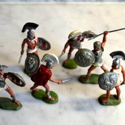 Lot de 6 figurines fantassins grecs - Collection