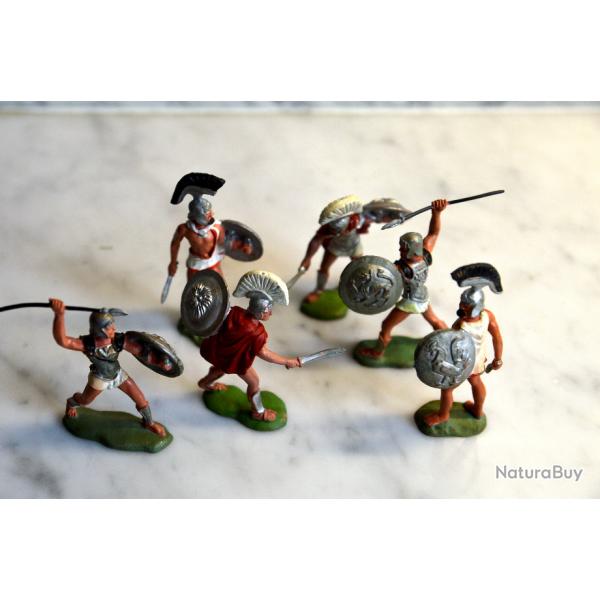 Lot de 6 figurines fantassins grecs - Collection