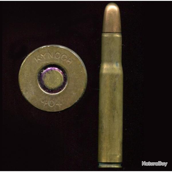 .404 JEFFERY - KYNOCH - balle cuivre arrondie