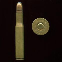 .404 JEFFERY - marquage : KYNOCH 404  - balle cuivre pointe plomb arrondie avec une gorge