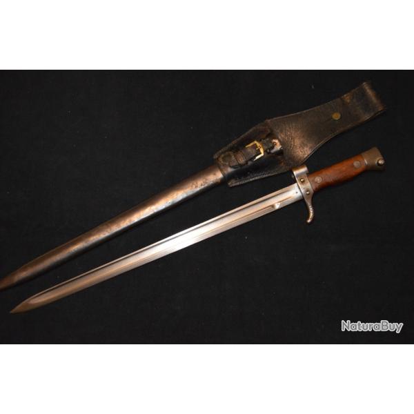 BAIONNETTE MOUSQUETON  BERTHIER ARTILLERIE 1892/1916 GUERRE 1914/1918-FRENCH BAYONET BERTHIER 1916