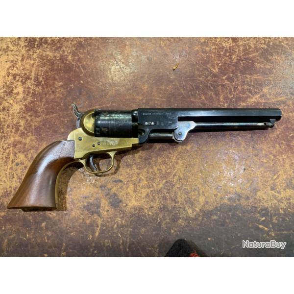 revolver Uberti "Reb Nord" calibre 36, copie de Colt Navy 1851 a carcasse laiton