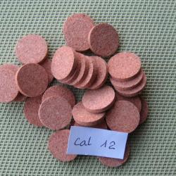 Lot  de  100  rondelles  liège  3 mm  cal  12